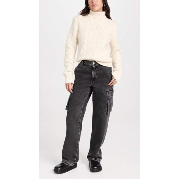 Madewell Women's Low-Slung Straight Cargo Jeans - Picture 2 of 15